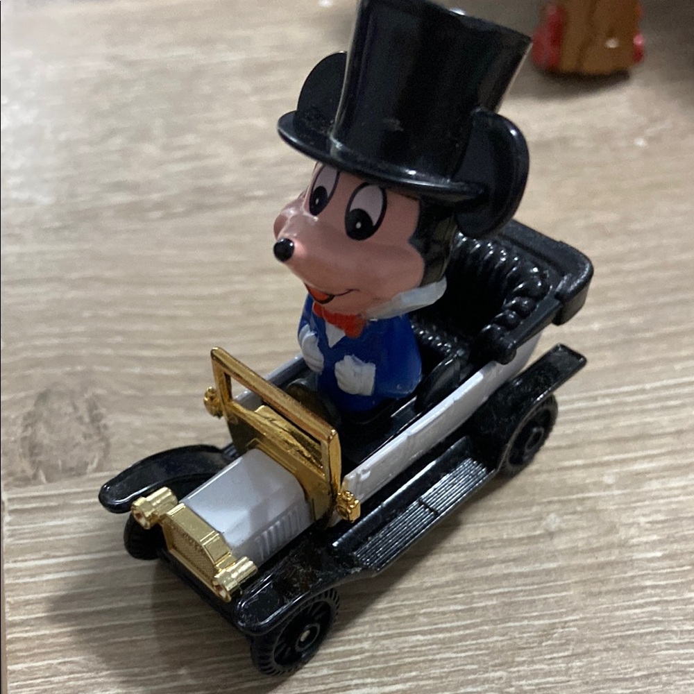 1983’s TOMY Mickey Mouse Model T Die-Cast Car No. PD-9 Walt Disney Toy
